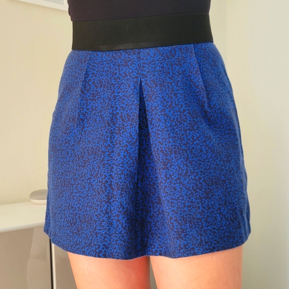 Blue TRU Trussardi Women's Short Skirt